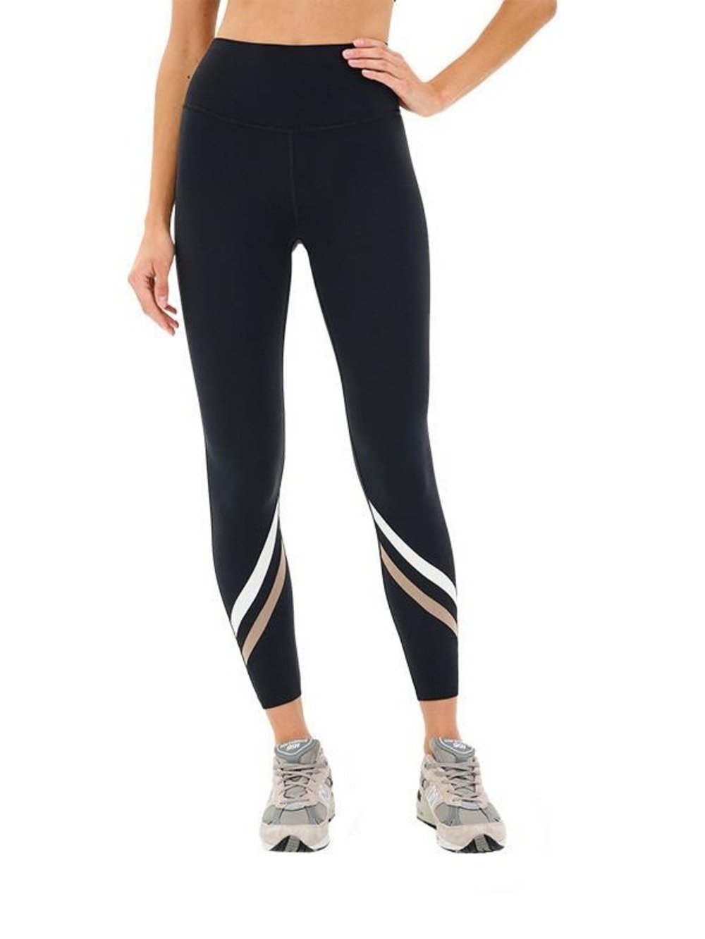 Splits59 Chevron Airweight High Waist 7/8 Legging Navy Size Small